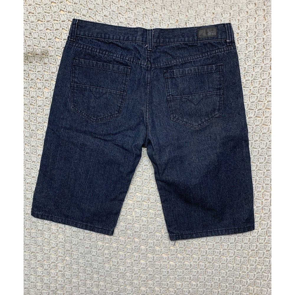 Vintage Ecko Unltd Shorts Mens W34 L13 Blue Denim‎ Jean Relaxed Fit Y2K